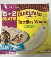 Mängden socker i Tortillas mejicanas de trigo Wraps 6 unidades envase 350 g