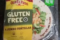 Mängden socker i Gluten Free Jumbo Tortillas