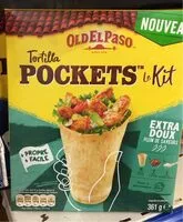Mängden socker i Tortilla pockets