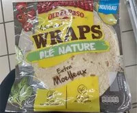 Mängden socker i 4 Wrap blé nature