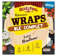 Mängden socker i 4 Savoureux Wraps Blé Complet