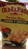 Mängden socker i Tortilla Chips Crema y Onion
