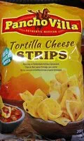 Mängden socker i Tortilla cheese Strips