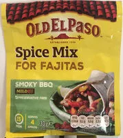 Mängden socker i Spice Mix for Fajitas - Smoky BBQ