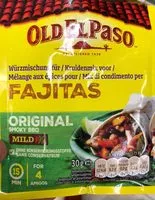 Mängden socker i Oldelpaso Fajitas Mild Würzmischung