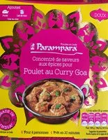 Mängden socker i Parampara Concentré de saveurs aux épices pour poulet au curry