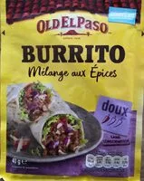 Mängden socker i Mélange aux épices burrito