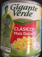 Mängden socker i Maíz dulce clasico