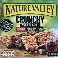 Mängden socker i Nature Valley Crunchy Variety Granola Bars