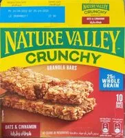 Mängden socker i Granola Bars Oats & Cinnamon