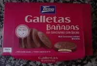 Mängden socker i Galletas bañadas en chocolate con leche