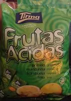 Mängden socker i Caramelos frutas ácidas