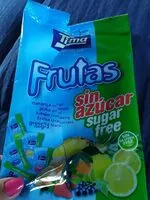 Mängden socker i Caramelos frutas