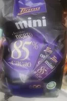 Mängden socker i vjovolate negro 85