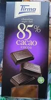 Mängden socker i Chocolate negro 85% cacao