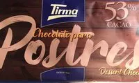 Mängden socker i Chocolate para postres