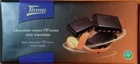 Mängden socker i Chocolate negro con naranja
