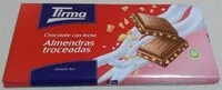 Mängden socker i Chocolate con leche almendras troceadas