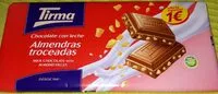 Mängden socker i Chocolate Tirma Almendrado