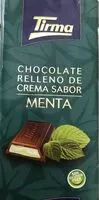 Mängden socker i Chocolate relleno de crema sabor menta