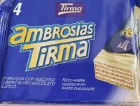 Mängden socker i Ambrosías chocolate blanco