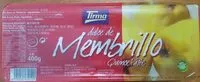 Mängden socker i Dulce De Membrillo