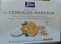 Mängden socker i Galleta con cereales y naranja