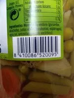 Mängden socker i Menestra de verduras