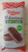 Mängden socker i Valencianas - Algas y cacao