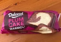 Mängden socker i Plumcake marmol