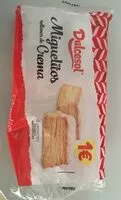 Mängden socker i "Miguelitos" rellenos de crema