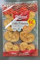 Mängden socker i Petits Palmiers