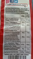 Mängden socker i Bocaditos de bizcocho sin aceite de palma envasados de