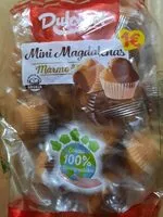 Mängden socker i Mini magdalenas marmol