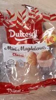 Mängden socker i mini magdalenas