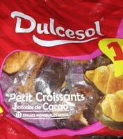 Mängden socker i Petit croissants bañados de cacao