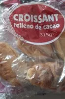 Mängden socker i Croissant relleno cacao