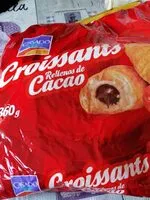 Mängden socker i Croissants rellenos de cacao