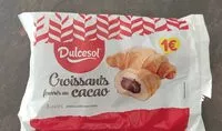 Mängden socker i Croissants fourrés au cacao