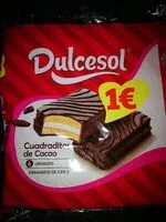 Mängden socker i Cuadritos de cacao