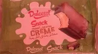 Mängden socker i Snack fourré saveur crème