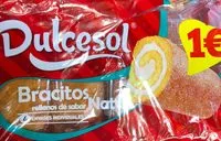 Mängden socker i Bracito relleno de nata