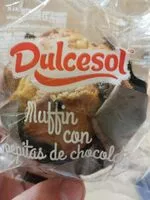 Mängden socker i Muffin con pepitas de chocolate