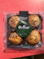 Mängden socker i Muffins cereales y semillas