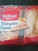 Mängden socker i Triángulos de crema