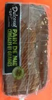 Mängden socker i Pain de mie Céréales et Graines