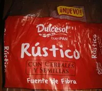 Mängden socker i Pan Rustic con cereales y semillas