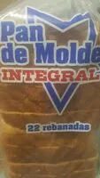 Mängden socker i Pan de molde integral