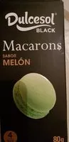 Mängden socker i MACARONS MELON 4u. BLACK