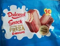 Mängden socker i Snack relleno sabor fresa